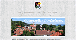 Desktop Screenshot of gotteszeller-dorfzeitung.de