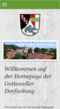 Mobile Screenshot of gotteszeller-dorfzeitung.de