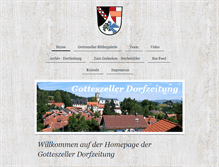 Tablet Screenshot of gotteszeller-dorfzeitung.de